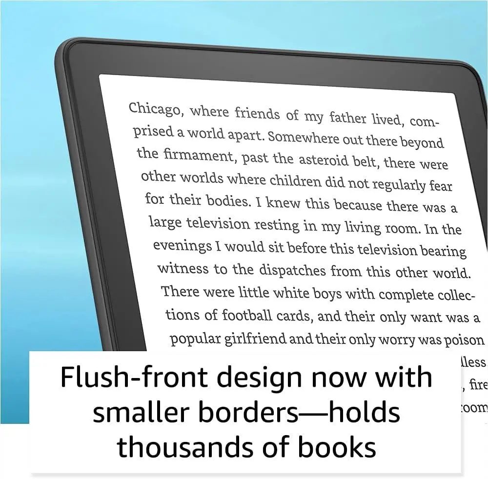eBook четец Kindle Paperwhite 2022, Регулируема светлина, Bluetooth, IPX8, Черен - image 2