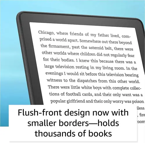 eBook четец Kindle Paperwhite 2022, Регулируема светлина, Bluetooth, IPX8, Черен - image 2