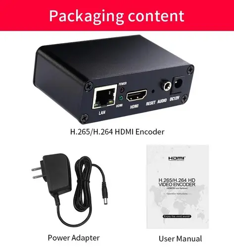 Κωδικοποιητής αποκωδικοποιητής ESTILLO HDSW0019M1, H.265-HEVC / H.264-AVC, HDMI - 2