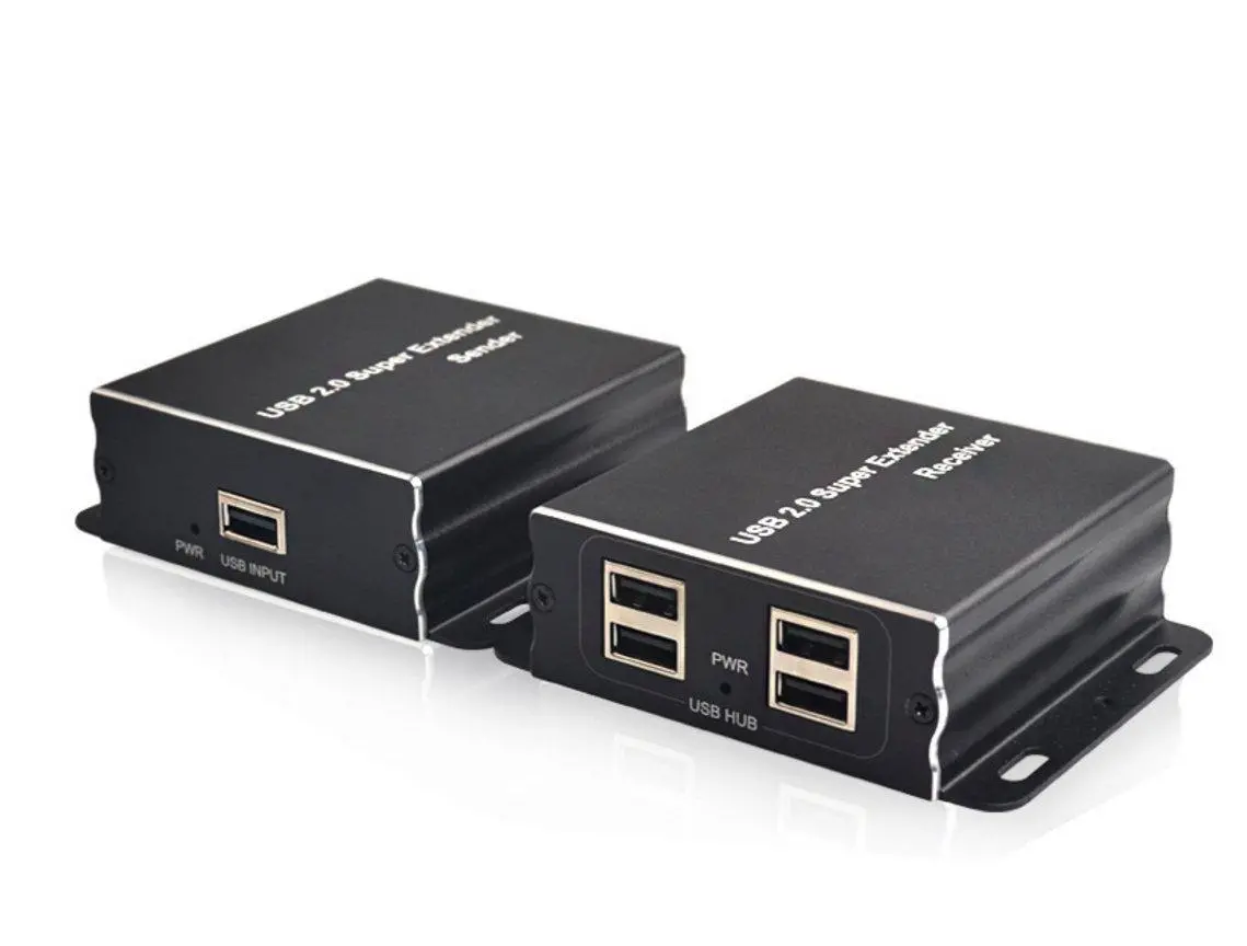 USB Extender (усилвател) ESTILLO ASKHU04-USB 1x4, усилва USB сигнал до 100 м по UTP кабел CAT5e/6 - image 2