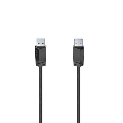 Cablu HAMA USB 3.0, USB-A tată - USB-A tată, 1.5 m, 5Gbit/s, ecranat - 1
