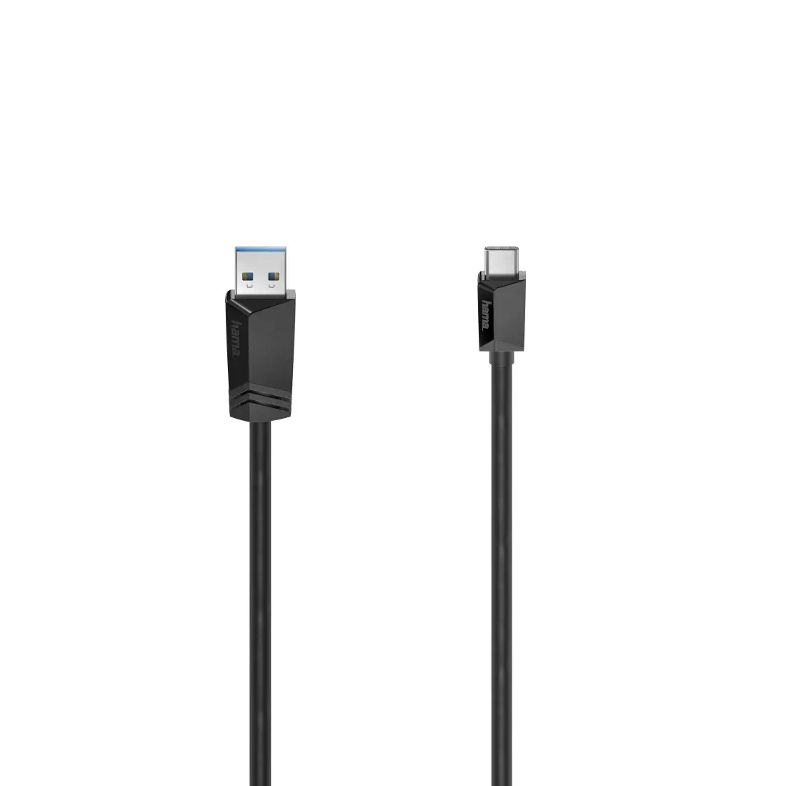 Cablu HAMA USB-C tată-USB-A tată, USB 3.2 Gen 1, 5Gbit/s, 0.25 m., Negru