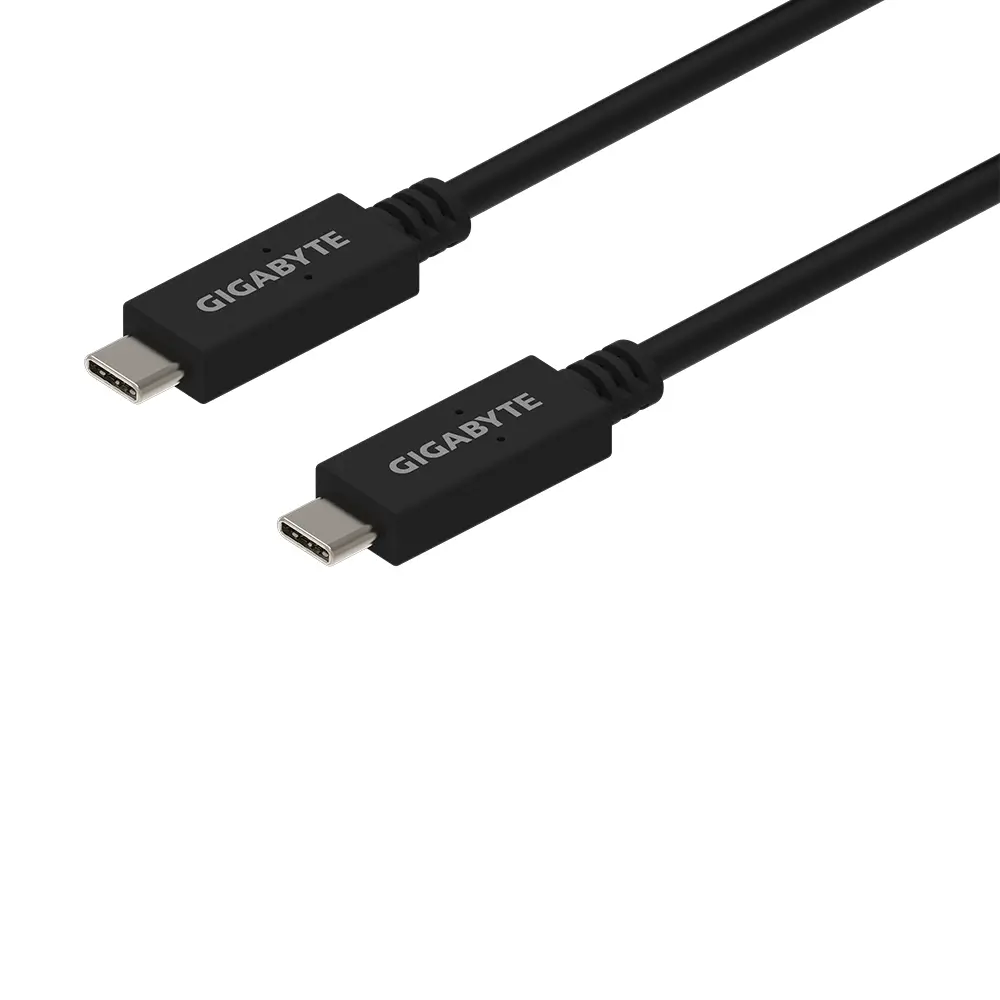 Кабел GIGABYTE USB Type-C мъжко към USB Type-C мъжко 3.2Gen, 1 м 10Gbp/s