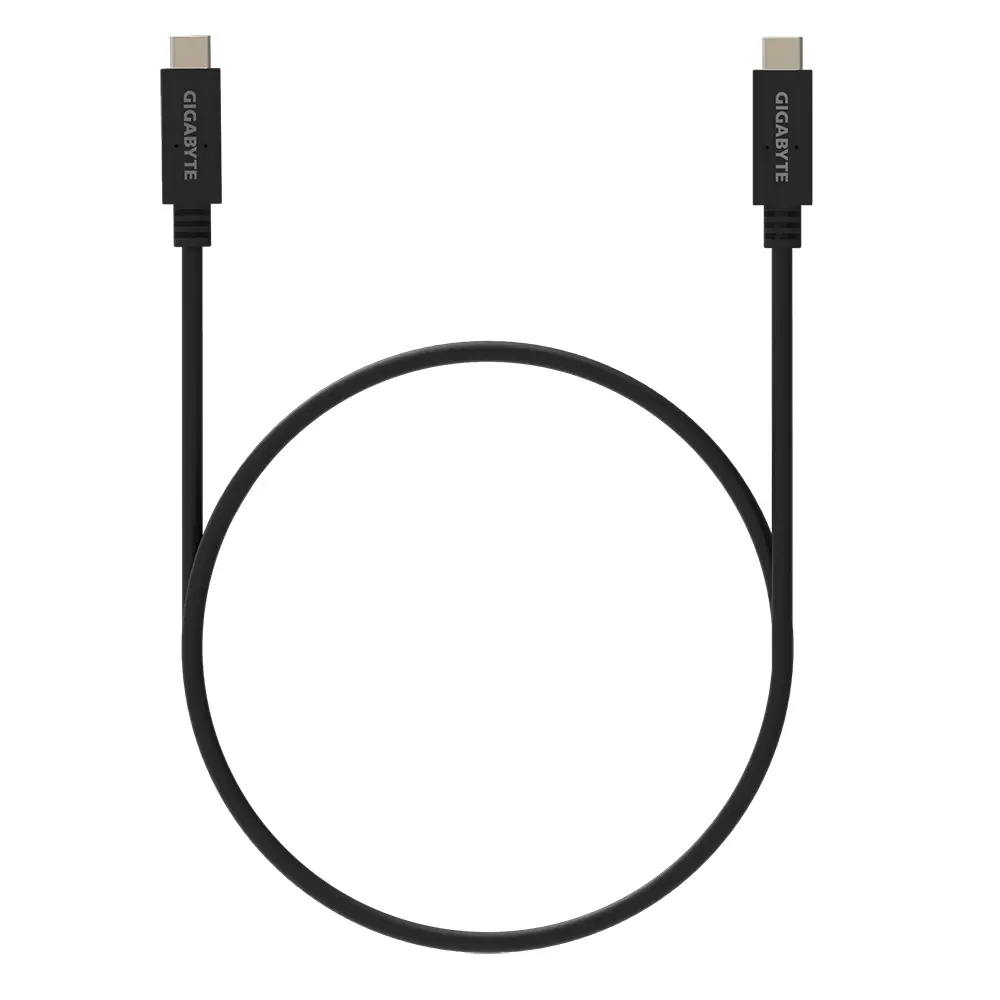 Кабел GIGABYTE USB Type-C мъжко към USB Type-C мъжко 3.2Gen, 1 м 10Gbp/s - image 2