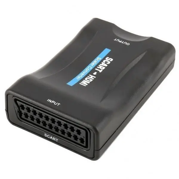 Μετατροπέας βίντεο Estillo ASK-ST001, Scart θηλυκό - HDMI θηλυκό, μαύρος