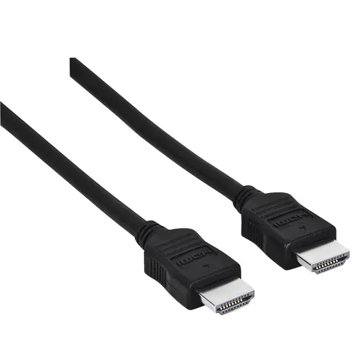 Καλώδιο HAMA 205001, HDMI αρσενικό - HDMI αρσενικό, 10.2 Gbit/s, 1080p, 3 m, Θωρακισμένο, Μαύρο