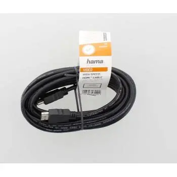 Кабел HAMA 205244, HDMI мъжко - HDMI мъжко, 10Gbit/s, 1080p, 5 м, Екраниран - image 2