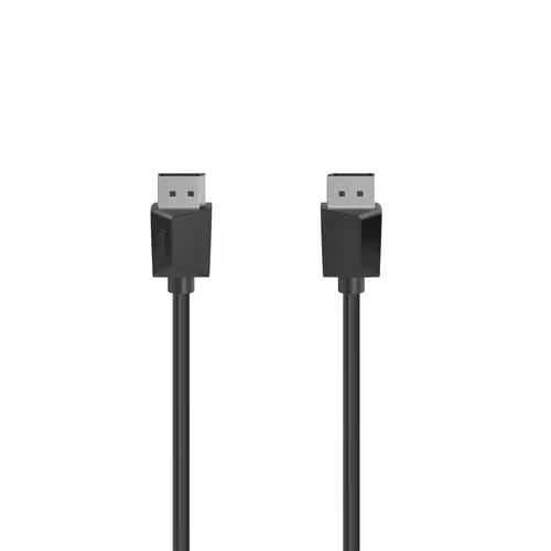 Кабел HAMA 200696, DisplayPort мъжко - DisplayPort мъжко, 1.5 m, Ultra-HD 4K, Двойно-екраниран, Черен