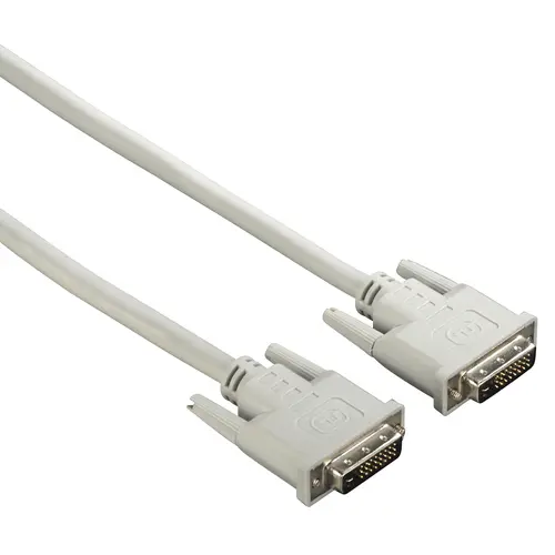 Cablu HAMA 200931, DVI tată - DVI tată, 1.5 m, Gri - 1