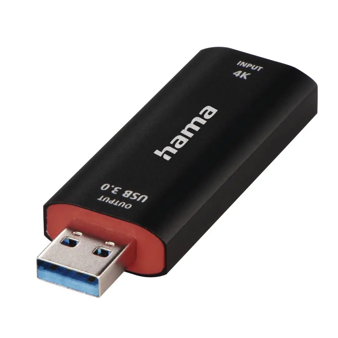 Stick Video Recording HAMA 74257, HDMI mamă - USB tată, 4К, Negru - image 2