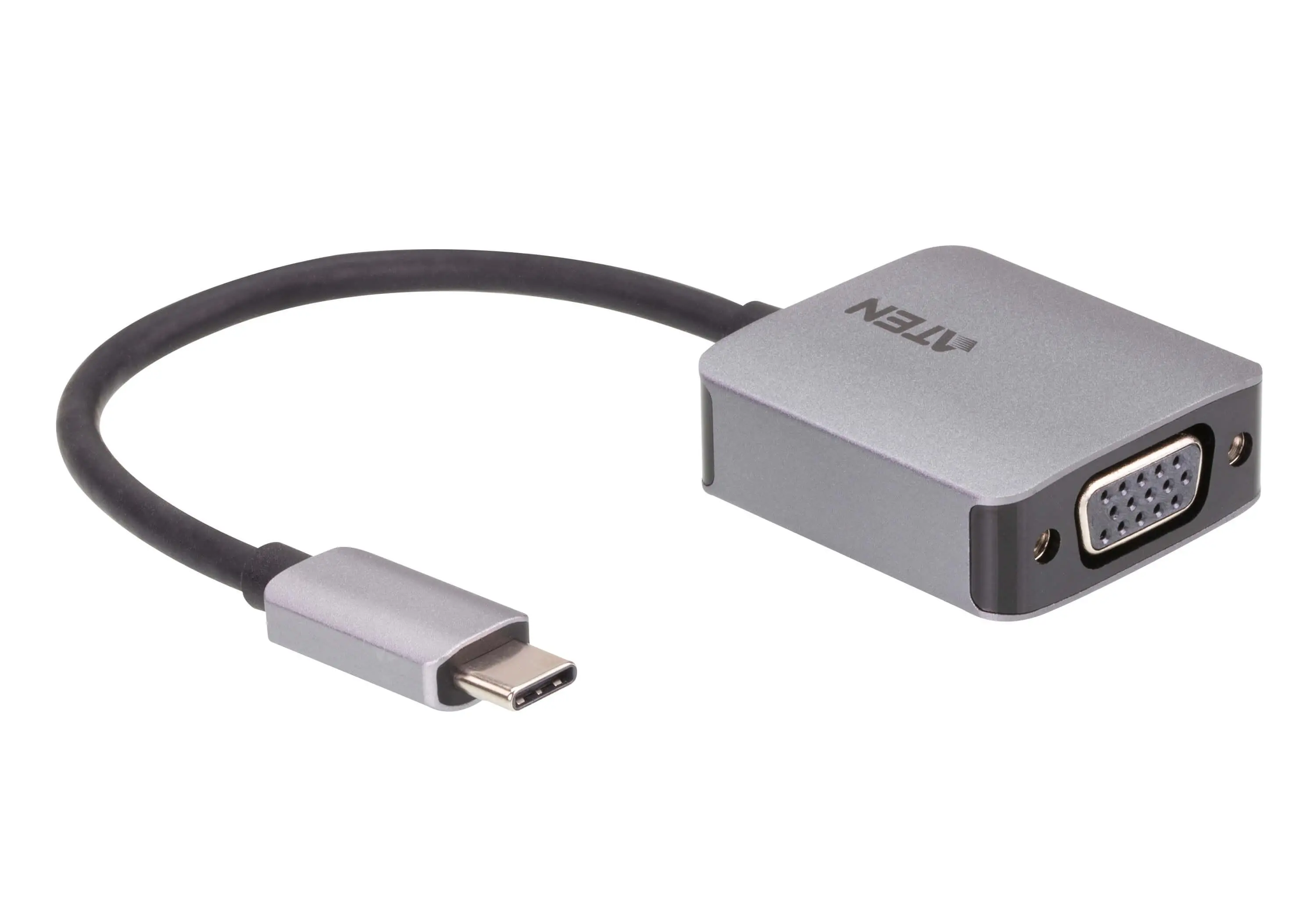 Адаптер ATEN UC3002A, USB-C мъжко - VGA женско, 1920 x 1200@60Hz, Черен - image 1
