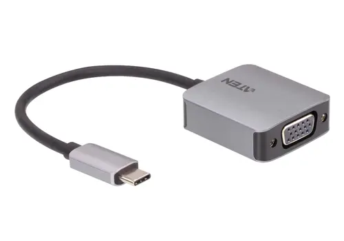 Адаптер ATEN UC3002A, USB-C мъжко - VGA женско, 1920 x 1200@60Hz, Черен - image 1