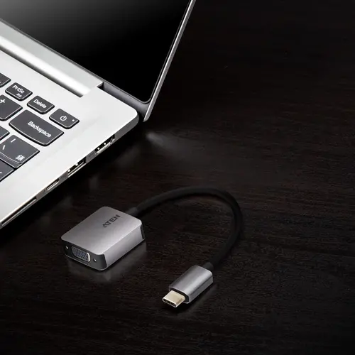 Адаптер ATEN UC3002A, USB-C мъжко - VGA женско, 1920 x 1200@60Hz, Черен - image 3