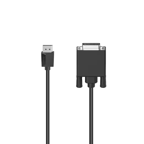 HAMA Καλώδιο DisplayPort αρσενικό - DVI αρσενικό, Ultra-HD 4K, 1.50 m, Μαύρο - 1