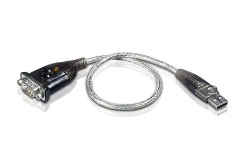 Καλώδιο μετατροπέας ATEN UC232, USB-A αρσενικό - Σειριακή θύρα RS232, 35 cm - 1