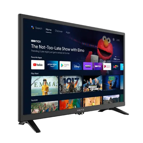 Телевизор METZ 24MTC6000Z, 24"(60 см), LED HD, Smart TV, Android 9.0 TV, Черен - image 2