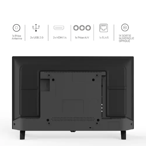 Телевизор METZ 24MTC6000Z, 24"(60 см), LED HD, Smart TV, Android 9.0 TV, Черен - image 4