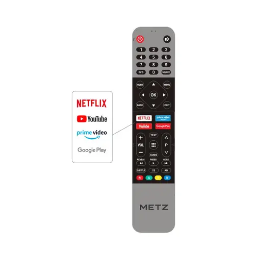 Телевизор METZ 24MTC6000Z, 24"(60 см), LED HD, Smart TV, Android 9.0 TV, Черен - image 6