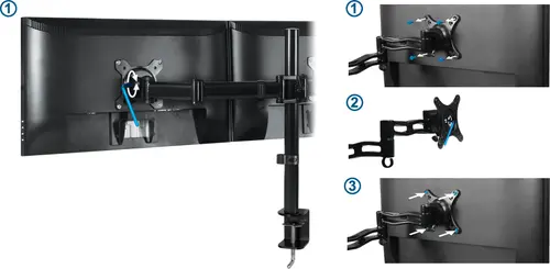 Стойка за монитор ARCTIC Z2 Basic, За бюро, 13" - 27" - 12