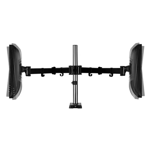 Стойка за 2 монитора за бюро ARCTIC Z2 (ген.3), Регулируема, 34", 15 кг, 4 x USB 2.0, Черна - image 6