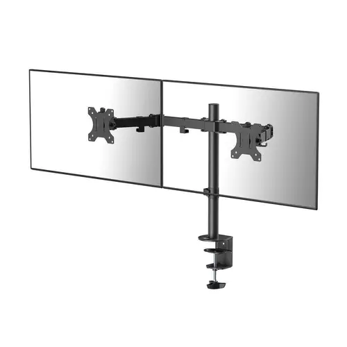 Стойка за 2 мониторa ACT AC8302, за бюро, Регулируема, 35", 2x8 кг, Черна - image 1