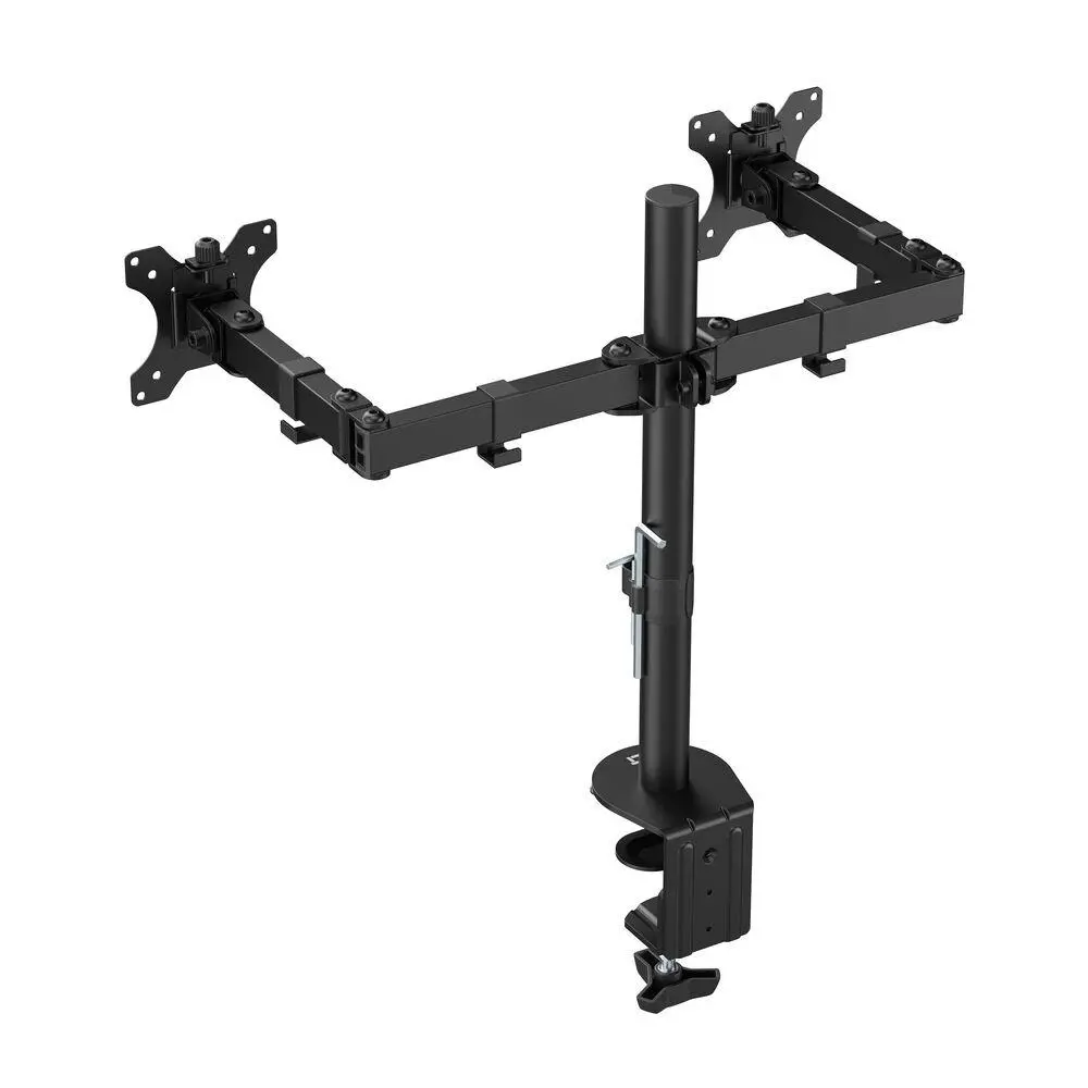 Стойка за 2 мониторa ACT AC8302, за бюро, Регулируема, 35", 2x8 кг, Черна - image 2