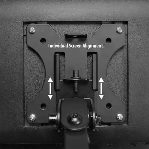 Стойка за монитор за бюро ACT AC8301, Регулируема, 10" - 35", 8 кг, Черен - image 5