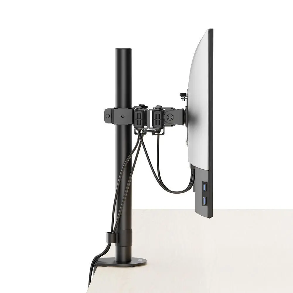 Suport monitor pentru birou ACT AC8301, Reglabil, 10" - 35", 8 kg, Negru - image 8