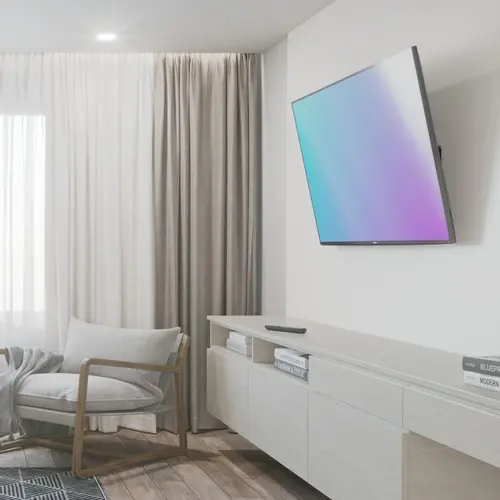 Стойка за TV Hama TILT, 191 см (75"), Черна - image 11