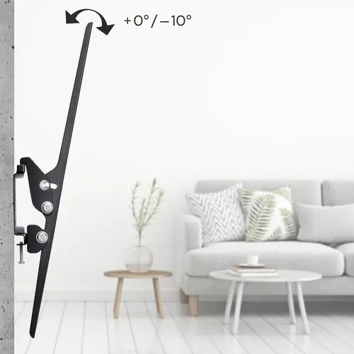 Suport TV Hama TILT, 191 cm (75"), Negru - 8