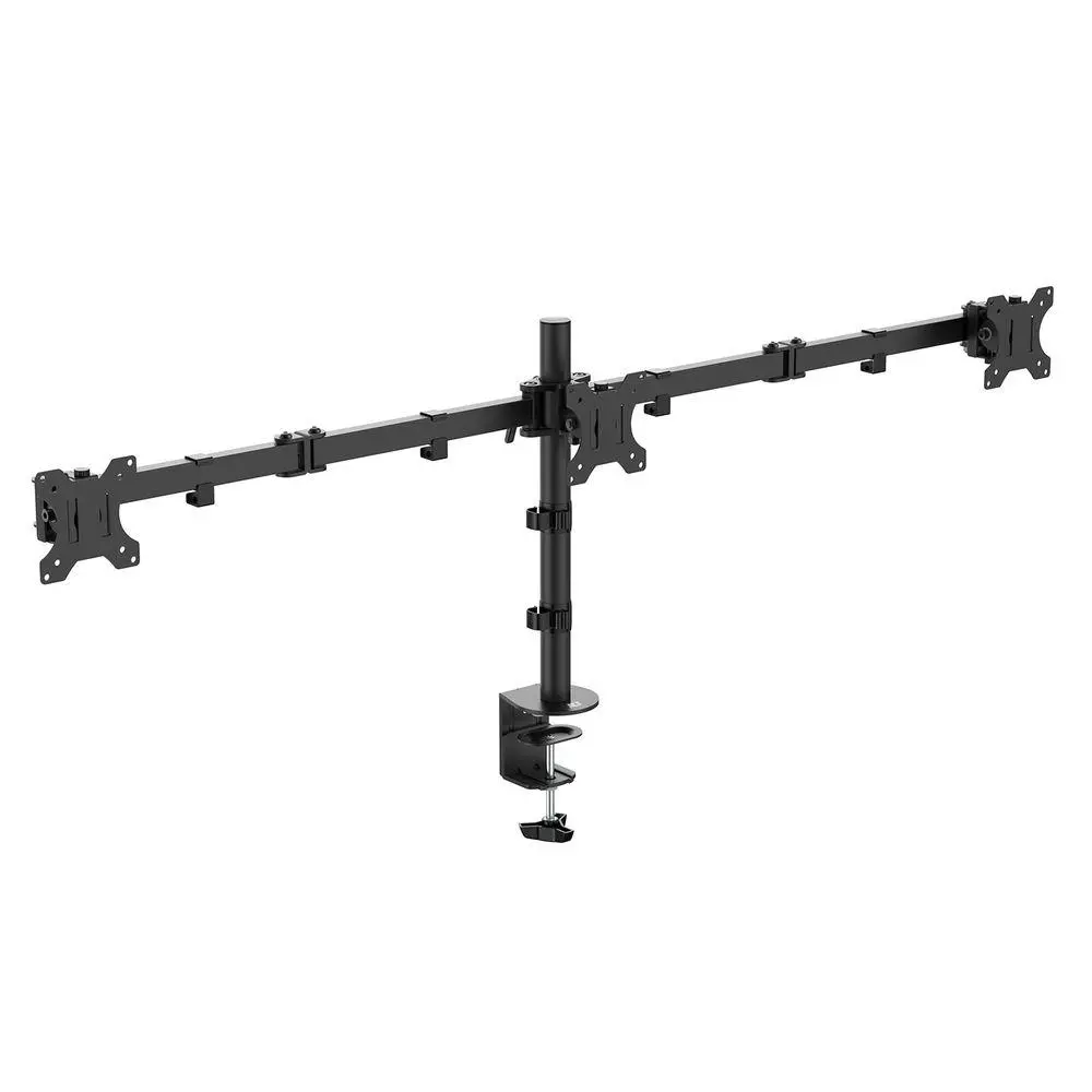 Стойка за 3 мониторa ACT AC8303, За бюро, Регулируема, 27", 21 кг, Черна - image 1