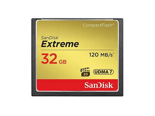 Card de memorie SANDISK Extreme® CompactFlash® Memory Card 32Gb - 1