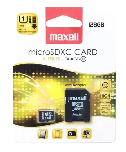 Κάρτα μνήμης Maxell micro SDXC, 128GB - 1