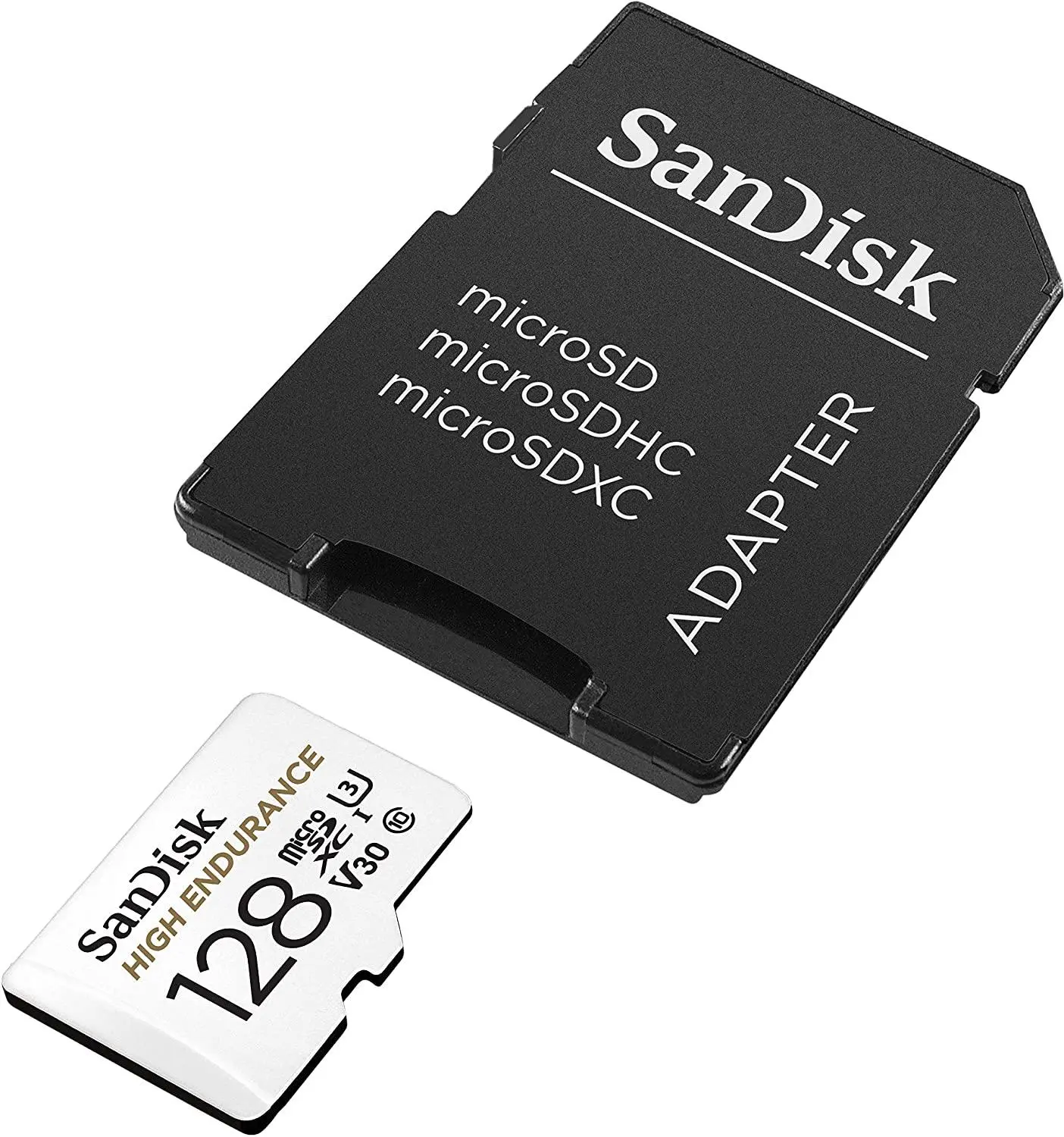 Карта памет SANDISK micro SDXC UHS-I, U3, SD Адаптер, 128GB - image 1