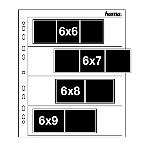 Folii pentru negative HAMA 02259, 6 x 7 cm, 100 pag - 3