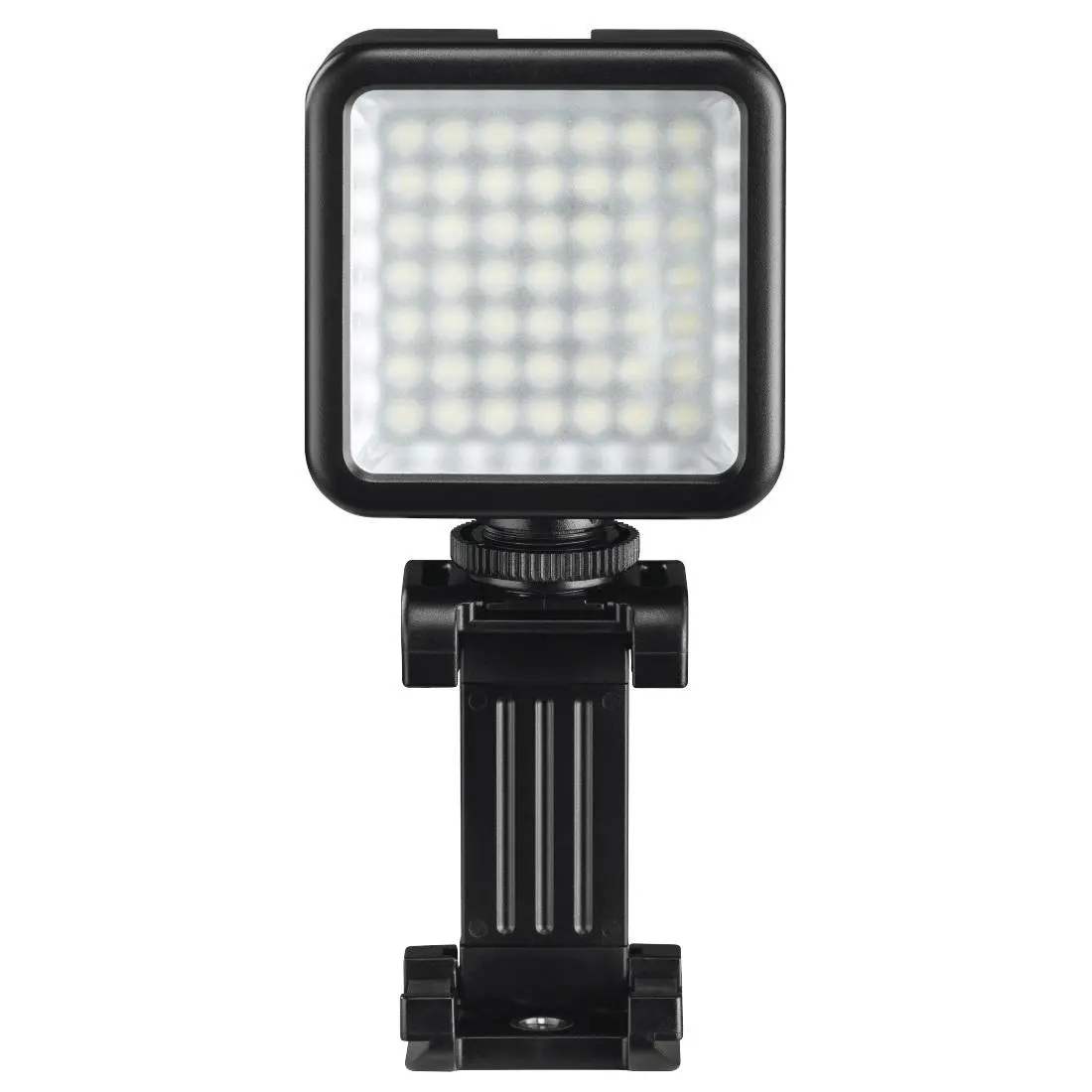 Lampă LED Hama 49 BD, pentru iluminare suplimentară la înregistrări cu cameră și smartphone, Neagră
