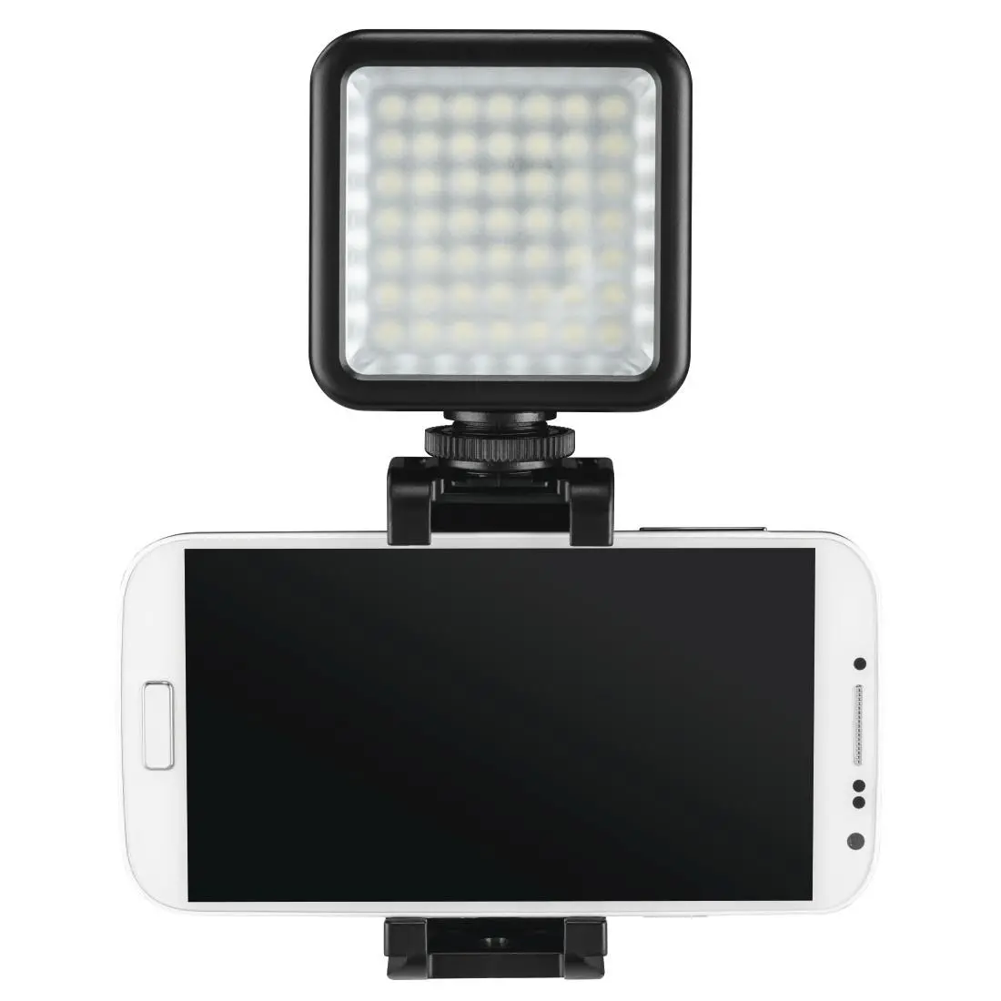 Lampă LED Hama 49 BD, pentru iluminare suplimentară la înregistrări cu cameră și smartphone, Neagră - image 5