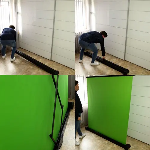 Зелен екран CELEXON Mobile Chroma Key, 150 x 180cm  - image 7