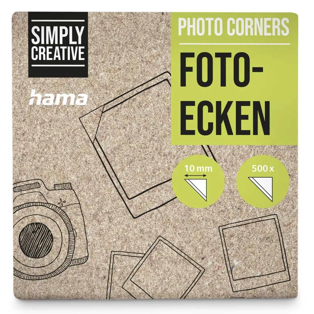 Αυτοκόλλητες γωνίες για φωτογραφίες, HAMA-07107 - image 3
