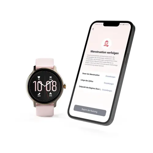 Смарт часовник Hama Fit Watch 4910, 1.09", Пулс, Кислород в къвта, Водоустойчив, Розов - image 6