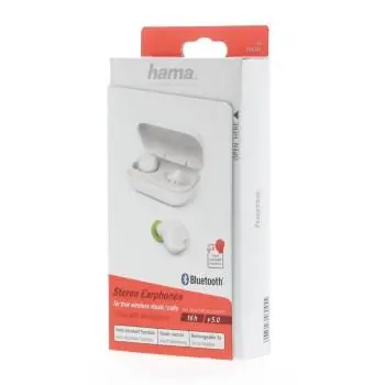 Блутут слушалки-тапи Hama Spirit Chop, True Wireless, Гласов контрол, Бял - image 4