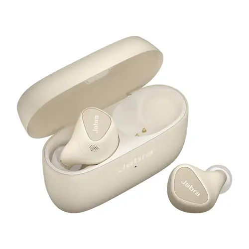 Блутут слушалки Jabra Elite 5 Gold Beige - image 2