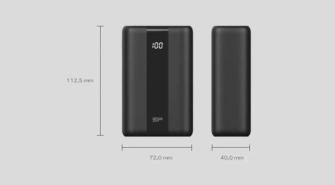 Външна батерия Silicon Power QX55, 30000 mAh, Черен - image 2