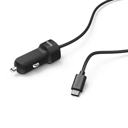Зарядно за кола HAMA, USB-C, 3 А, 11 - 24V, Черен - image 1