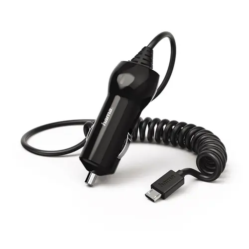 Φορτιστής αυτοκινήτου HAMA, 10-24V, Micro USB, 1.2 A, Μαύρο - 1