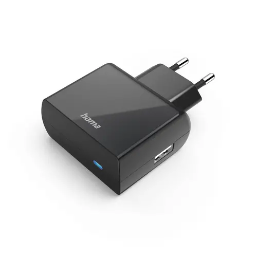Hama Зарядно с USB-A букса, 12 W, черно - image 1