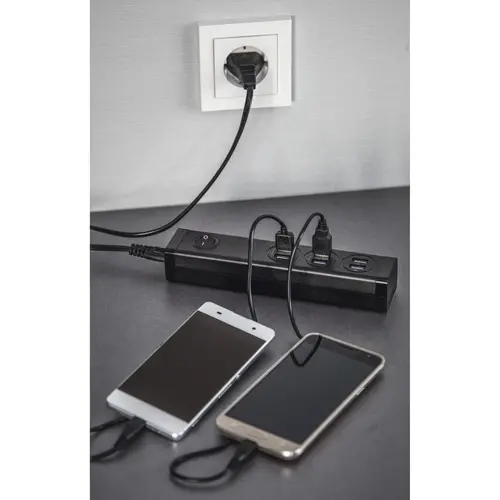 Разклонител HAMA 6 х USB-A порта, 34 W - image 1