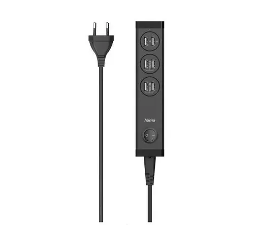 Разклонител HAMA 6 х USB-A порта, 34 W - image 2