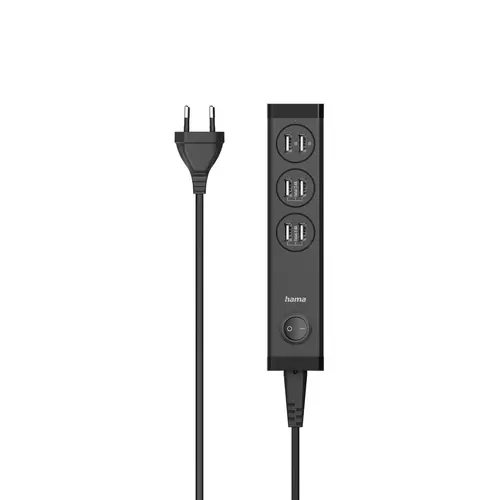 Πολύπριζο HAMA 6 x USB-A θύρες, 34 W - 1