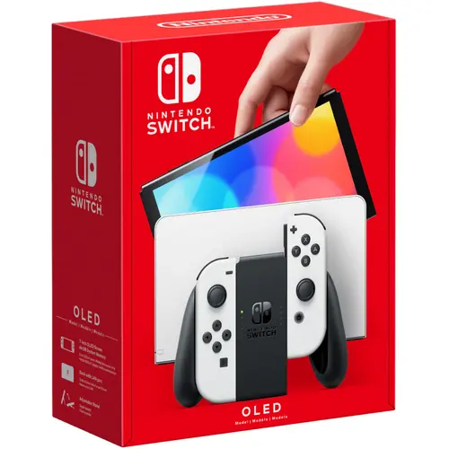 Конзола Nintendo Switch OLED Бял/Сив - image 3